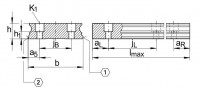 направляющая  TKVD35-W-RRF L1190-35-35