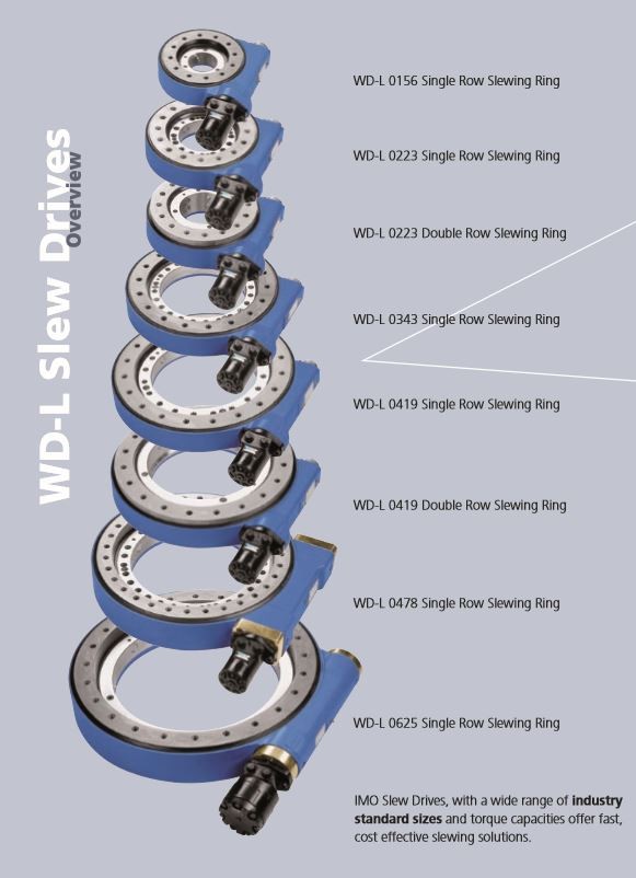 опорно-поворотное устройство WD-L 0343 опорно-поворотное устройство WD-L 0343 опорно-поворотное устройство с приводом IMO