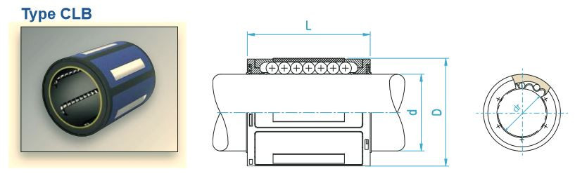 Каретка CLB25NSUU